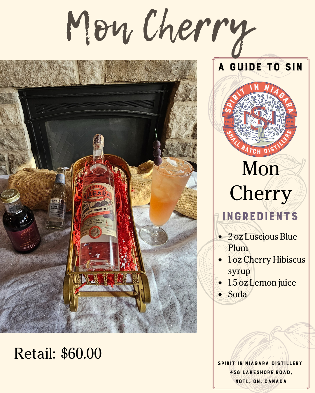 Mon Cherry Cocktail Kit